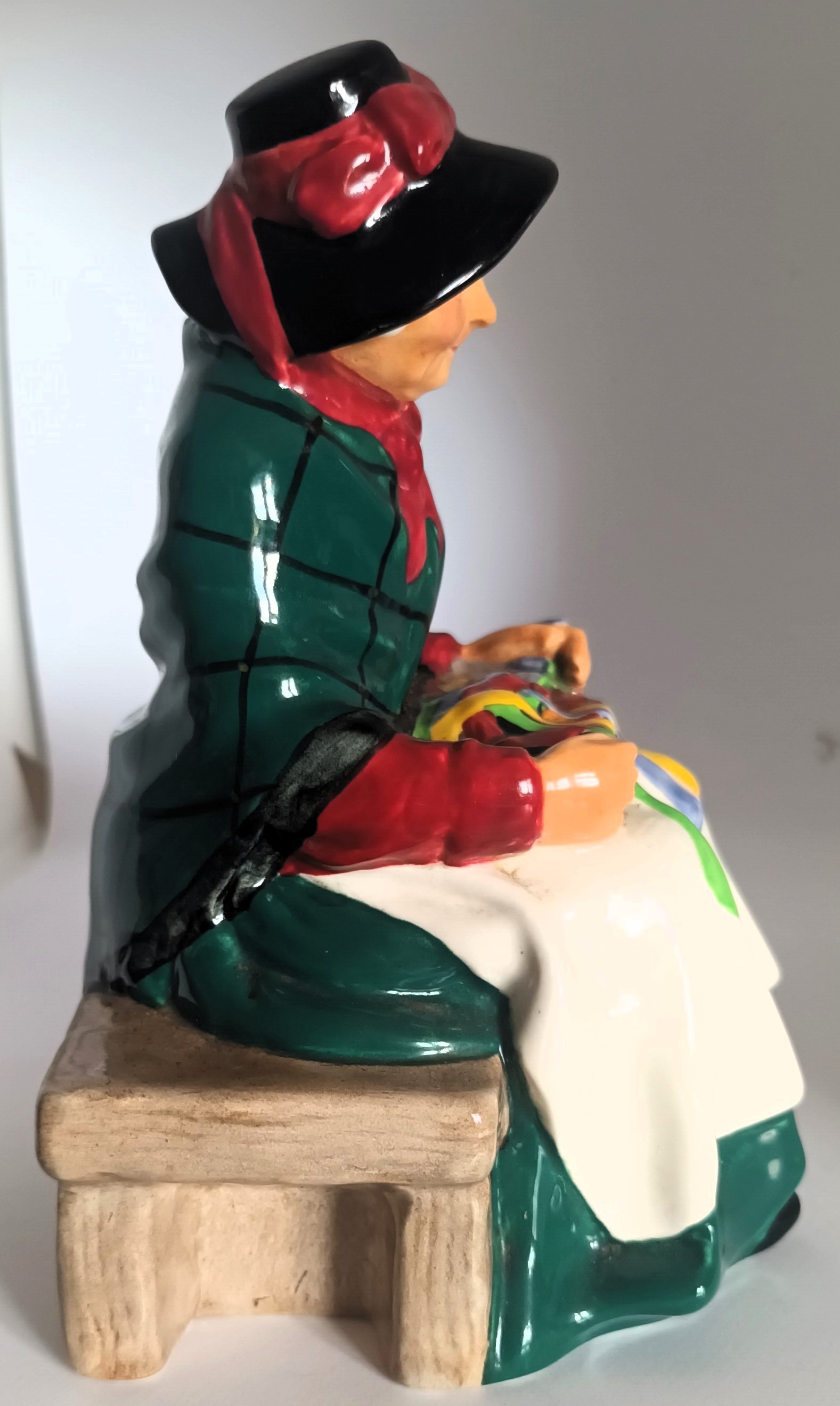 Royal Doulton English Porcelain Figurine ~ "Silks and Ribbons" ~ HN 2017 - Image 4